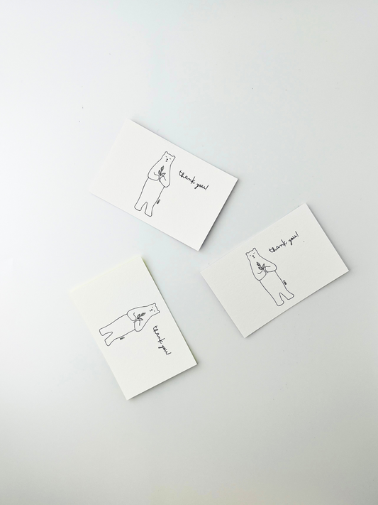 Mascot Oongnya Mini Message Card