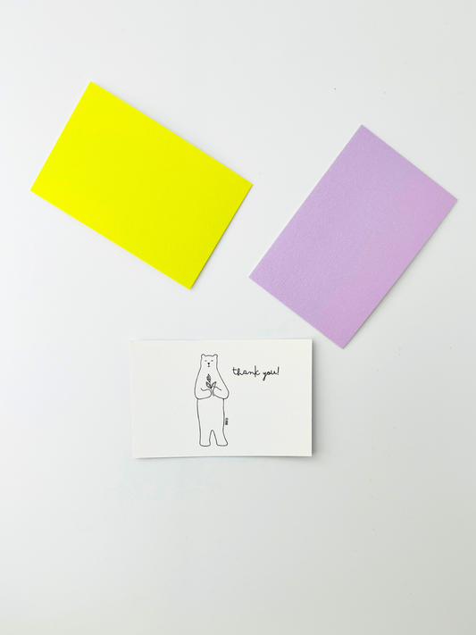 Mascot Oongnya Mini Message Card